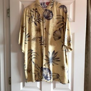 Men’s 100% Silk Hawaiian Shirt